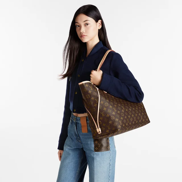 ＊フェミニンで重宝【Louis Vuitton】CarryAll ショルダーバッグ ☆フェミニン☆ルイヴィトン キャリーオール ジップ NM PM