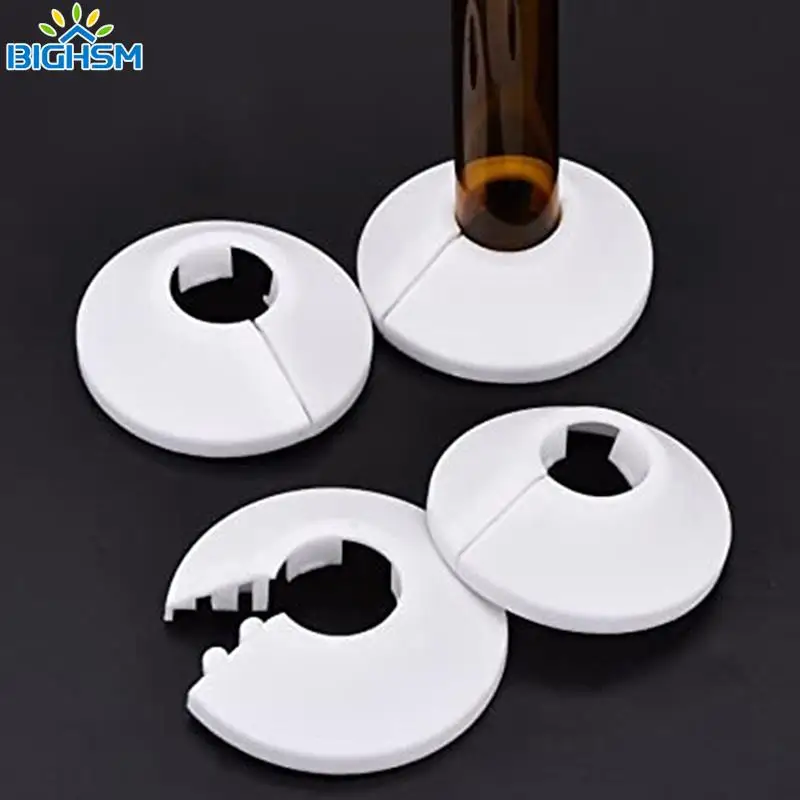 Radiator Pipe Collars 5Pcs 13/17/21/26/33/35/41mm Wall Duct Shower Faucet Angle Valve Pipe Plug Decoration Cover Snap-on Plate game console case