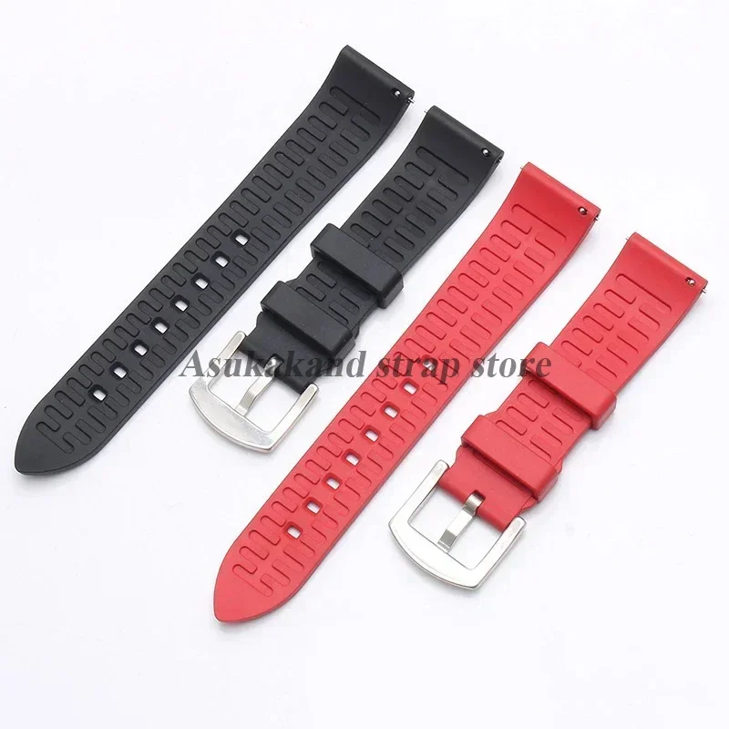 Quick Release Silicone Watch Band - Versatile Rubber Strap