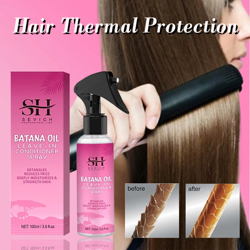 BATANA OIL LEAVE-IN CONDITIONER Hair Repair SPRAY Repair Damage Restore Soft Hair Deep Keratin Scalp Treatment Smooth Care