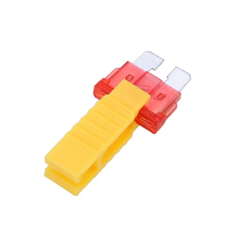 3X Car Automobile Fuse Puller Extraction Tools For Car Fuse (Yellow)