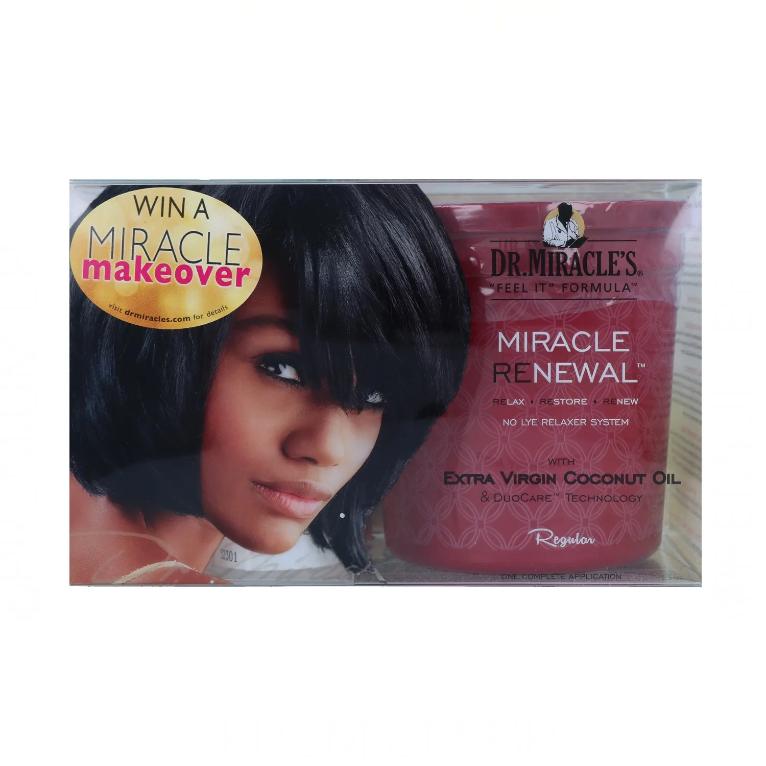 Dr.miracle renewal no lye alisado aceite de coco extra virgen (regular),  aceite de coco virgen extra: * retiene la humedad, acondicionando el  cabello desde adentro.| | - AliExpress