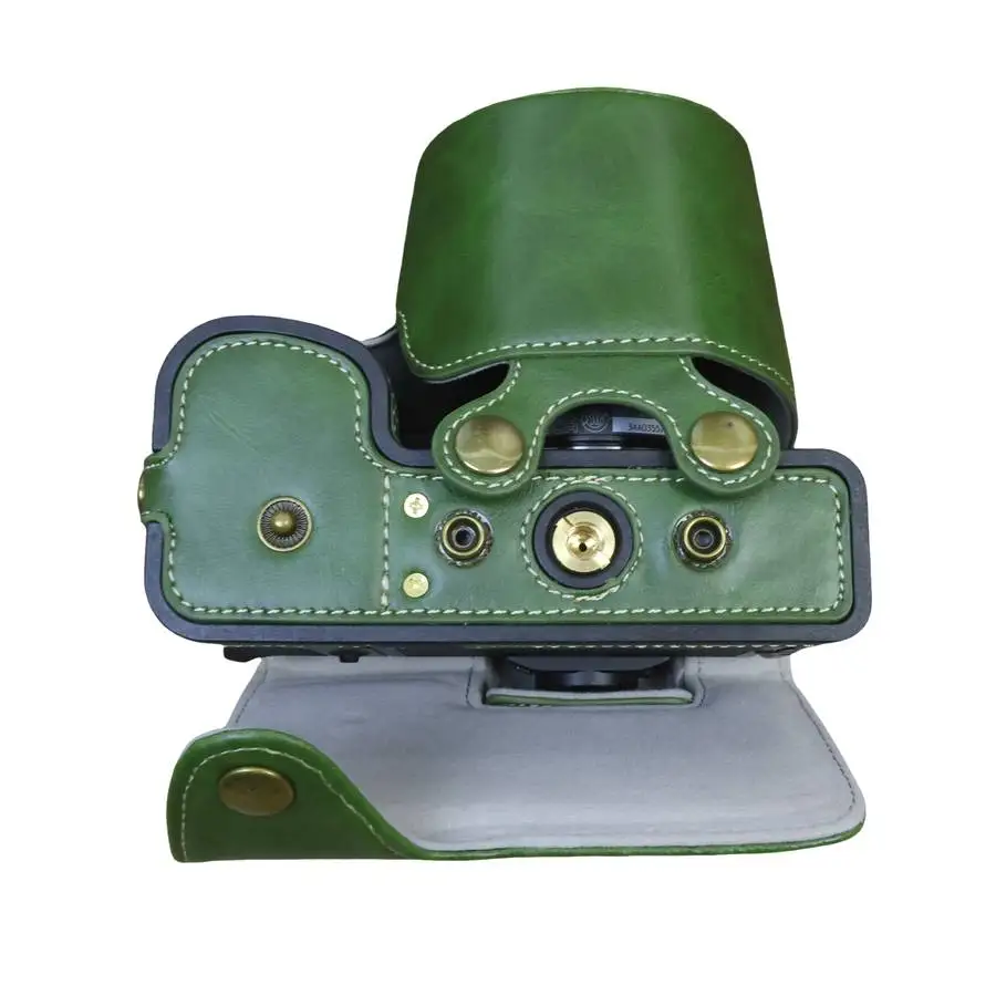 X-S20 Accessori Borsa Fotografica Per Fujifilm Fuji Xs20 Custodia Protettiva In Pu Copertura Completa Del Corpo Con Cinturino