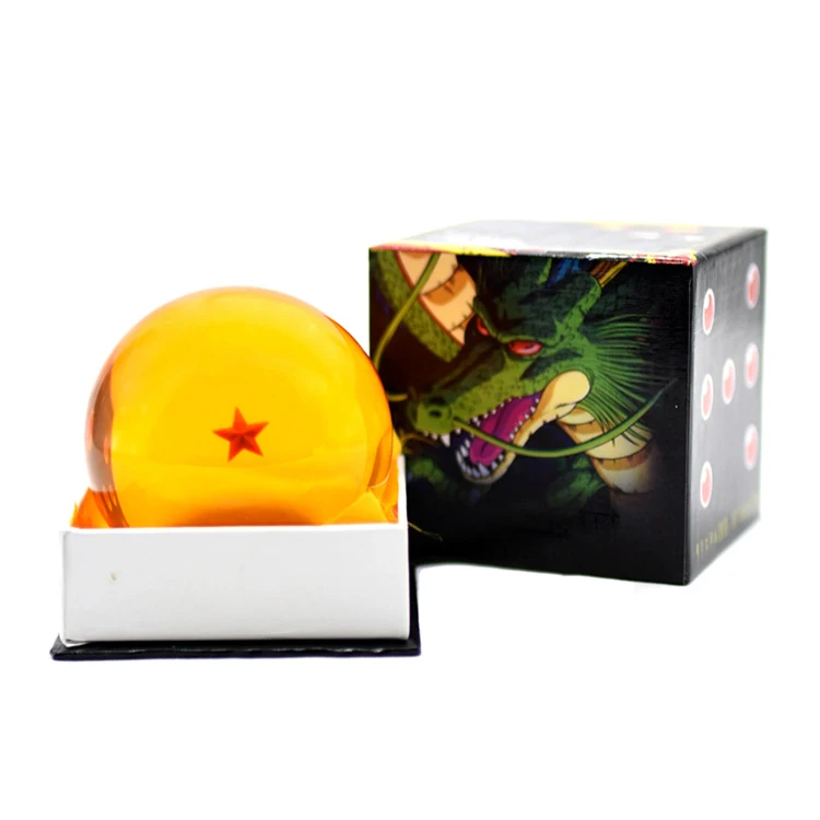 3.5-7.6CM Anime Dragon Ball Crystal Ball Z Star 1-7 Resin Dragonbead Cosplay Props Desktop Decoration Children Toys Gifts