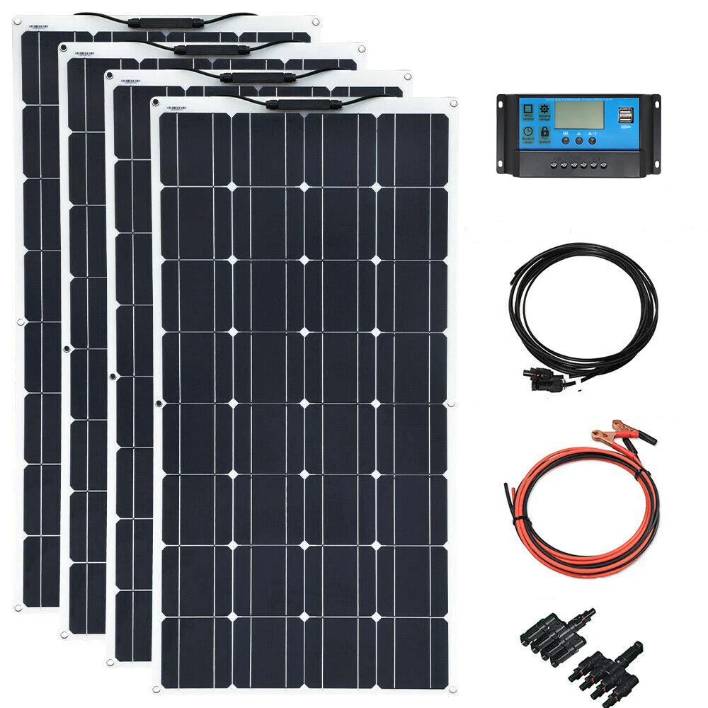 BOGUANG Solar panel kit Photovoltaic flexible solar panels 120w 240w 360w 480w 600w 720wfor 12V 24v battery home car Boat yacht