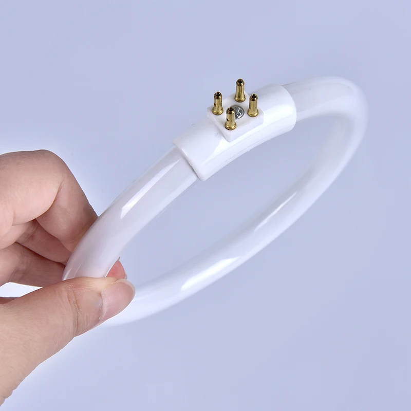T4 Round Annular Tubes Lamps 11W Magnifying Glass Light Bulb Fluorescent Ring Lamp Tube With 4 Pins