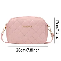 Petit sac messager avec pompon pour femme, brodé Lingge, sac à bandoulière pour femme, mode initiée féminine, tendance, JOLadies, 2024 6