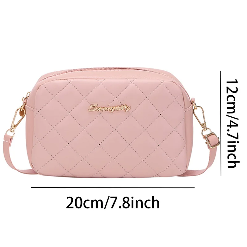 Tassel Small Messenger Bag Trend Lingge Embroidery Camera