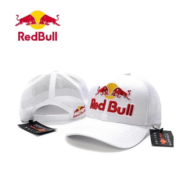 Baseball Cap Fashion Hat Sports Hat Red Bull Mesh Hat Embroidered Red Bull Baseball Hat For Men Women Outdoor Racing