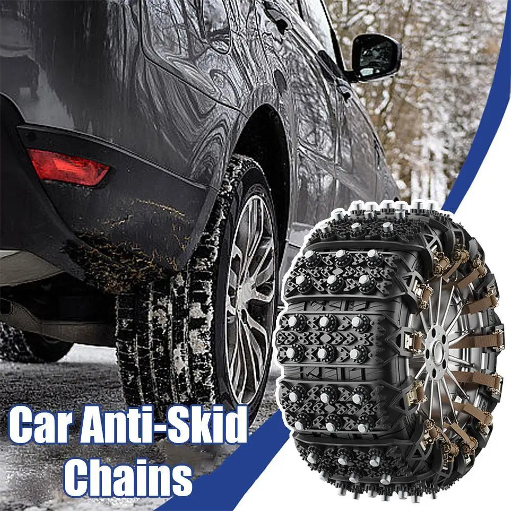 

Car Tire Anti-skid Chain Universal Winter Snow Escape Emergency Anti-skid Lawn Mower Wheel Chains Road Safety Vehicle Anti Skid