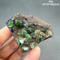 Cristal de Ludlamite RARE — Minéral de phosphate vert vibrant — Brésil — Spécimen naturel 6