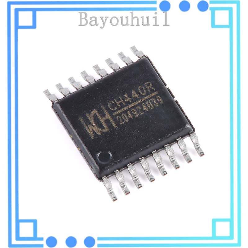 

10PCS Original Authentic CH440R TSSOP-16 4 Single Pole Double Throw 5V Low Resistance Analog Switch Chip