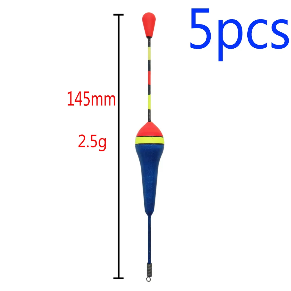 5/10pcs Fishing Floats Set Buoy Bobber Fishing Light Stick Floats Fluctuate Mix Size Color float buoy For Accessories