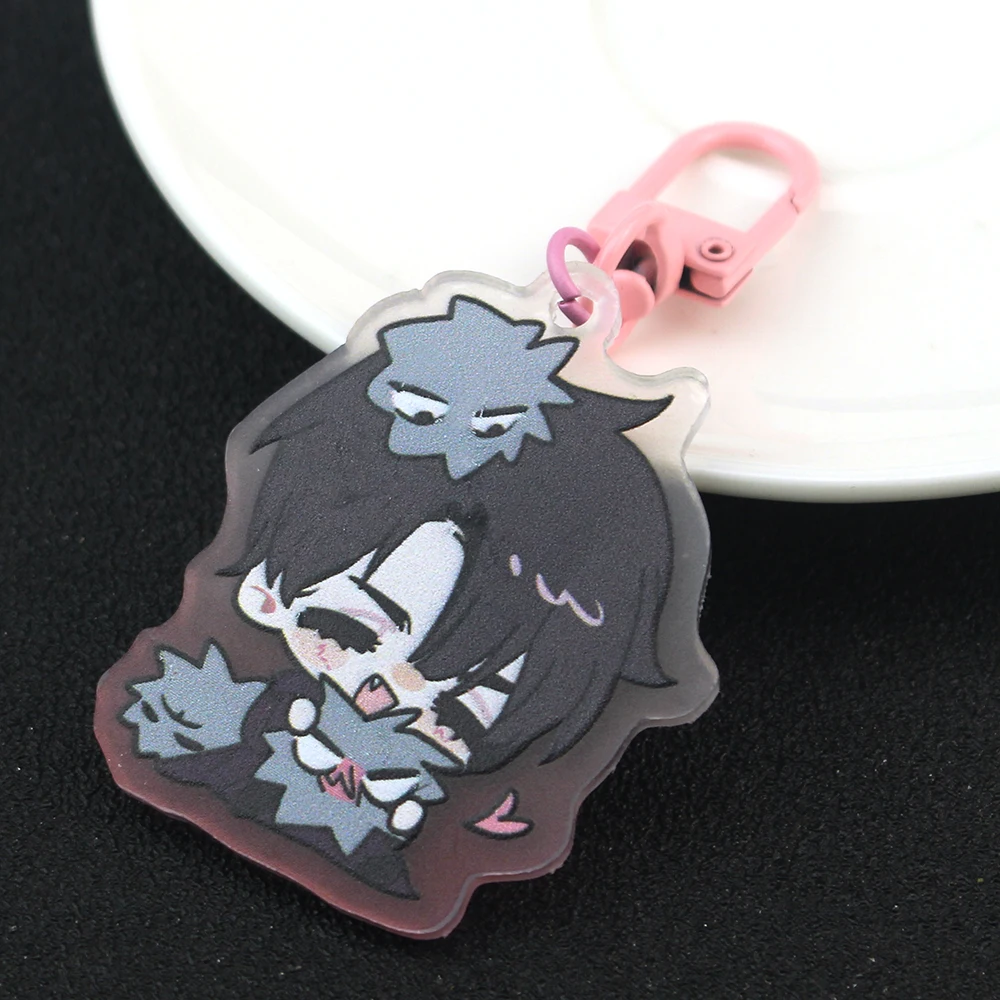 Alien Stage Anime Keychain Women Acrylic Key Chain Toy Kawaii Key Ring Bag Pendant