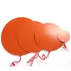 5V 12V 24V 110V 220V Round Silicone Rubber Heating Pad Mat W/ Adhesive Circle Heater Plate Oil Tank 3D Printer Engine Waterproof 2