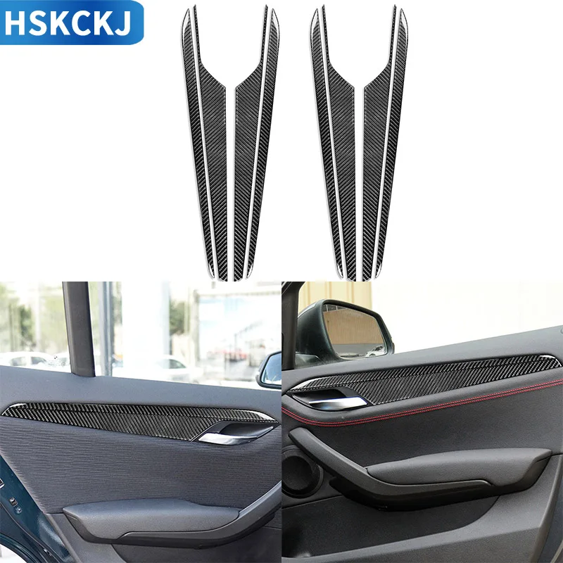 

Автомобильные аксессуары из углеродного волокна для BMW X1 E84 2013 2014 2015, интерьерная оконная Дверная панель, отделка, декоративный Стайлинг