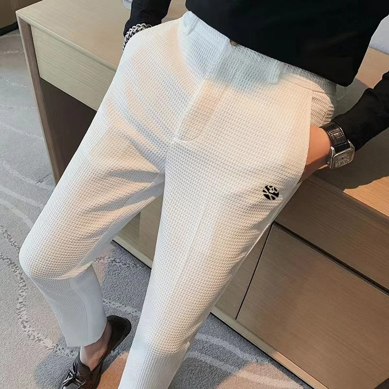 Winter Men's Golf Clothing Men Golf Clothes Elastic Casual Trousers Men