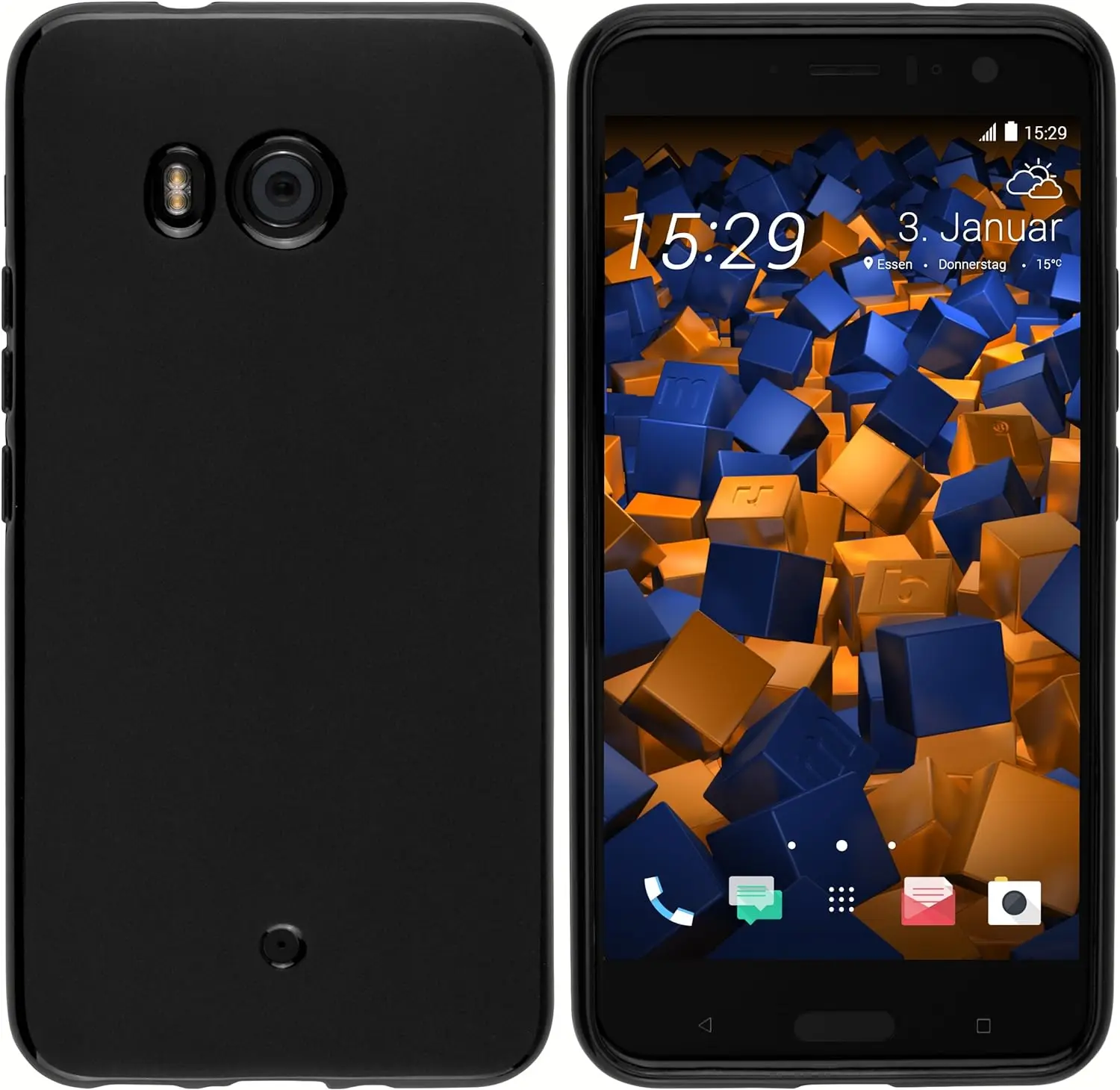 Per Htc U11 Custodia Morbida Per Htc U11 Custodie Per Telefono Con Cover Posteriore In Silicone Morbido Opaco Per Htc U11 Coque