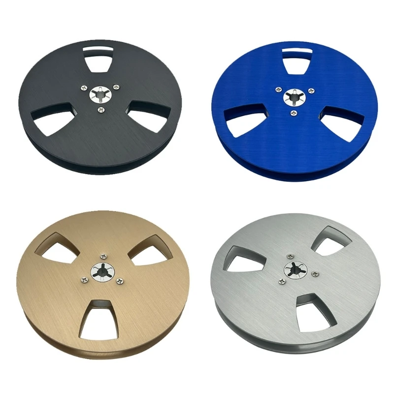 

Convenient 5inch Open Reel To Reel Tape Disc Aluminum Alloy 1/4 Reel Tape Empty Reel Opening Machine Repair Spare Part Dropship
