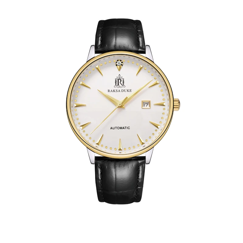 RASKA DUKE Watch Fashion Luxury Outdoor Leather Strap Men's fashion mechanical watch 898