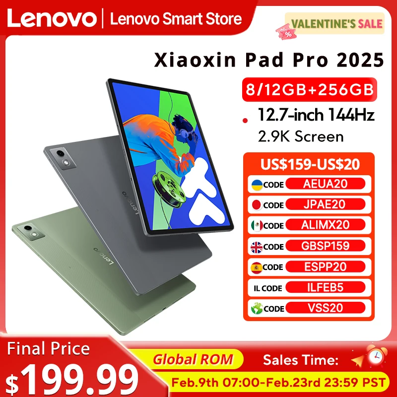 Lenovo Xiaoxin Pad Pro 2025 12.7インチタブレット オリジナル