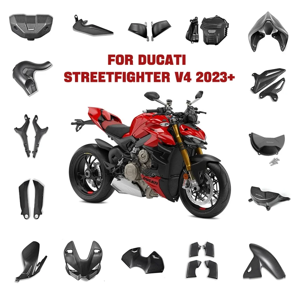 ドゥカティ ストリートファイターV4S カーボンサイドカバー 2021年