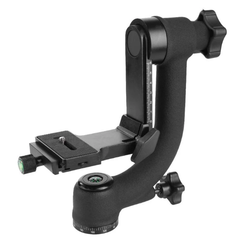

U75A Professional Gimbal DSLR Tripod for Head with UNC 1/4 Arca-Swiss Quick-Release
