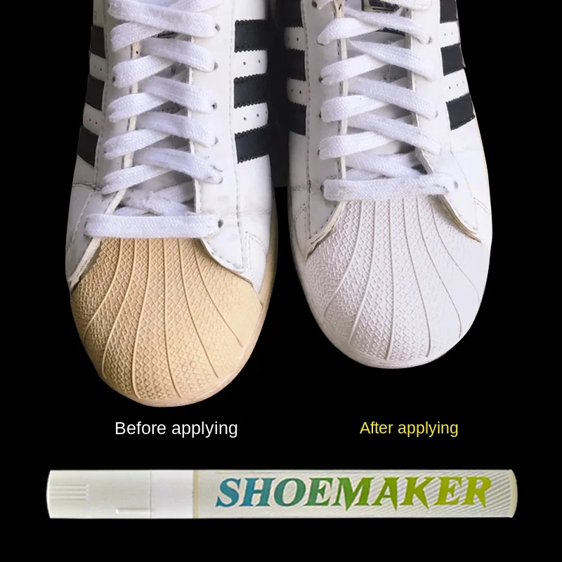 Shoes Stains Removal Waterproof Sneakers AntiOxidation Pen Repair Complementary Color White Go