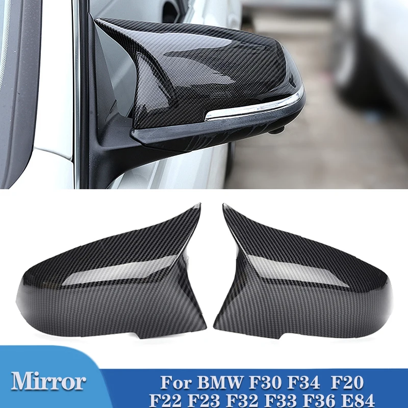 

Pulleco For BMW 1 2 3 4 Series F30 F34 F20 F22 F23 F32 F33 F36 E84 Car Rearview Mirror Cap Rear View Side Mirror Cover ABS Auto