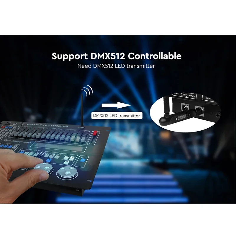 Miboxer Zigbee 3.0 RGBCCT LED 트랙 라이트, 스포트라이트 레일 타입 천장 투야 앱, DMX512 송신기, 2.4G 리모컨, 2.4G