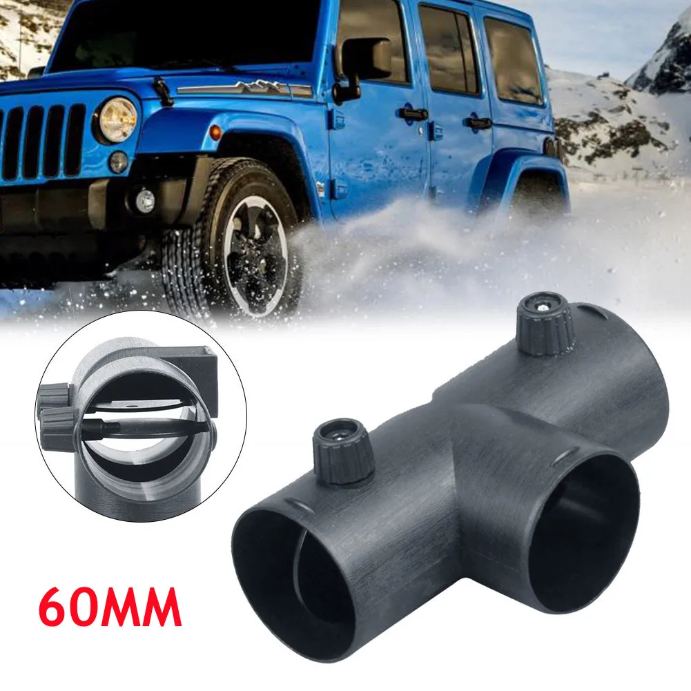 

60mm Air Vent Ducting T Piece Elbow Pipe Outlet Exhaust Connector For Webasto Eberspaecher Air For Diesel Parking Heater