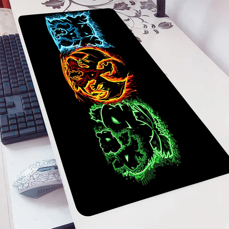 Pokemon Big Mousepepad Manga Carpet Keyboard Anime Diy Mouse Pad Kawaii Gaming Pc Accessories Computer Table Mat Cute Mousepad |