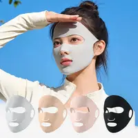 Summer Breathable Sun Mask Women Thin Ice Silk Face Nose Vent Earloop Running Cycling Sports UV Protection Face Cover 1