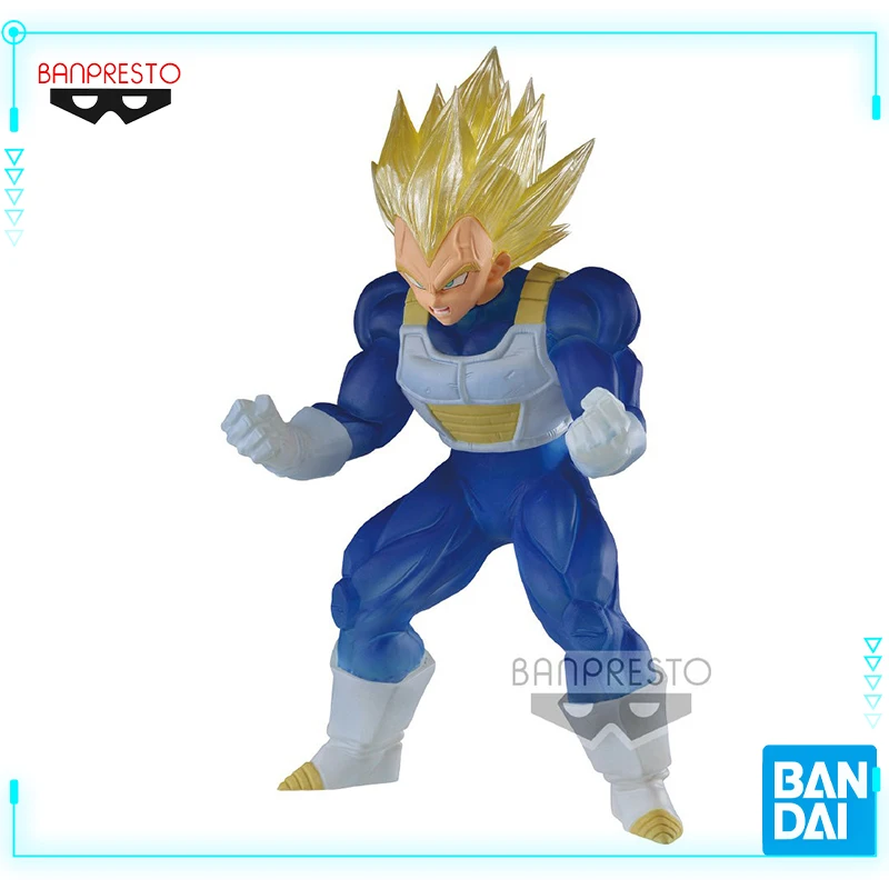 

Bandai Original Genuine BANPRESTO CLEARISE Dragon Ball Z Super Saiyan Vegeta Toy 14cm Anime Figures Collectible Model Toys