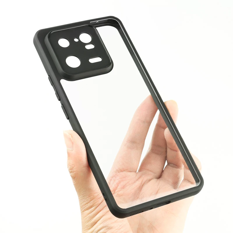 

Transparent Phone Case For Xiaomi 13 Pro Case Shockproof Soft TPU Full Edge Back Cover For Xiaomi 13 Pro Case For Xiaomi 13 Pro
