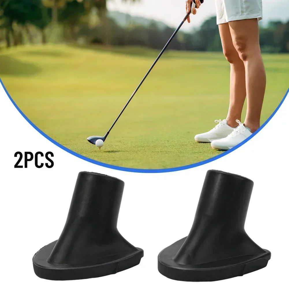 2pcs A-Golf Bag Feet Replacement Golf Bag Stand Rubber Feet Replace Training Aid Lightweight Portable Golf Supplies 3
