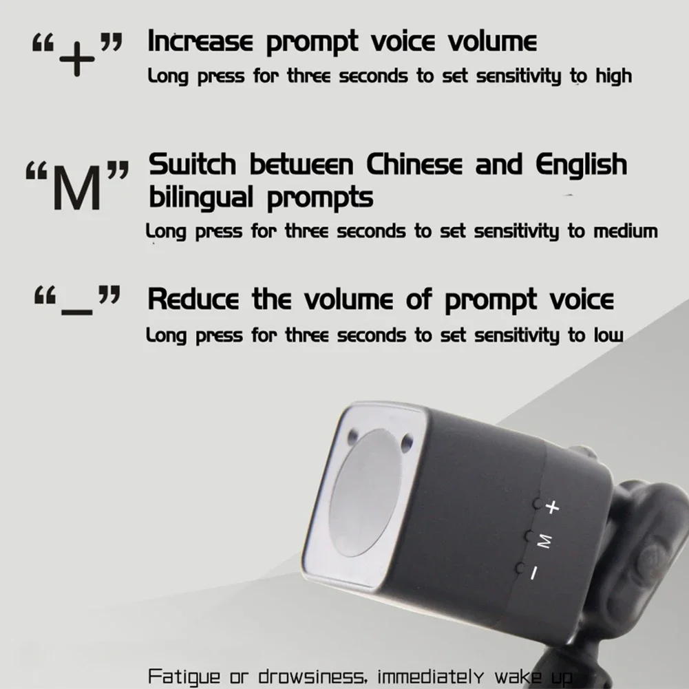 Fatigue Driving Warning Device Face Recognition Safety Driving Monitor Sensor Pupil Recognition Car Fatigue Warning Alarm Device