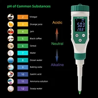 Digital Bluetooth Food PH Meter 0.00~14.00 High Accuracy Sensor Smart Temp Acidity Tester for Brewing Fruit Cheese Meat Canning 2