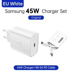 Chargeur mural Super Fast Charging 45W de SAMSUNG avec câble USB-C 5A