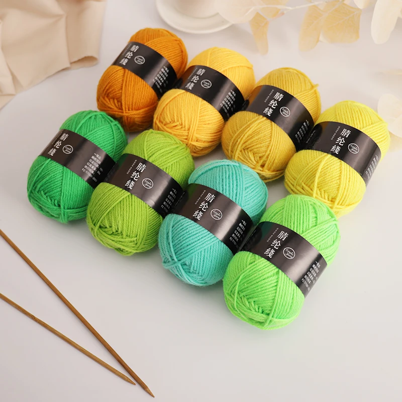 500g/set Thick Acrylic Yarn Ply Crochet for Knitting Tufting
