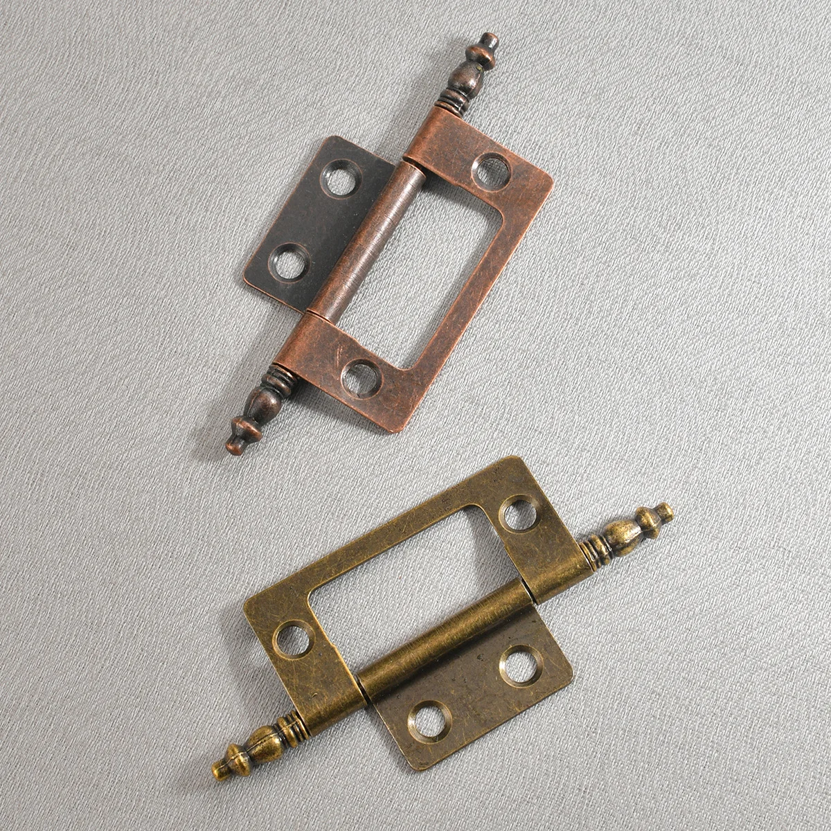 Door Hinges Home Decoration Building Materials Hardware Accessories Child Antique Cabinet Door Red Antique Copper Color