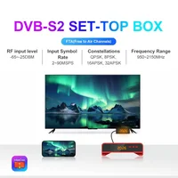 USB PVR FTA Цифровой Koqit V5H Мини-приемник спутникового телевидения Smart Meecast DVB-S2 H.265 Hevc Спутниковый приемник Full HD 1080P — изображение 3