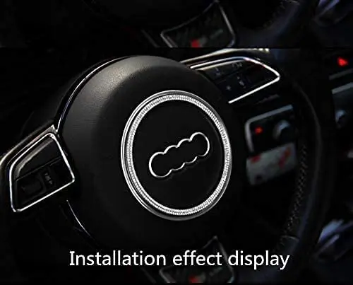 Adesivo Per Volante Audi - Logo In Alluminio Per A3, A4, A6, Q3, Q5, Q7 - Foto 12