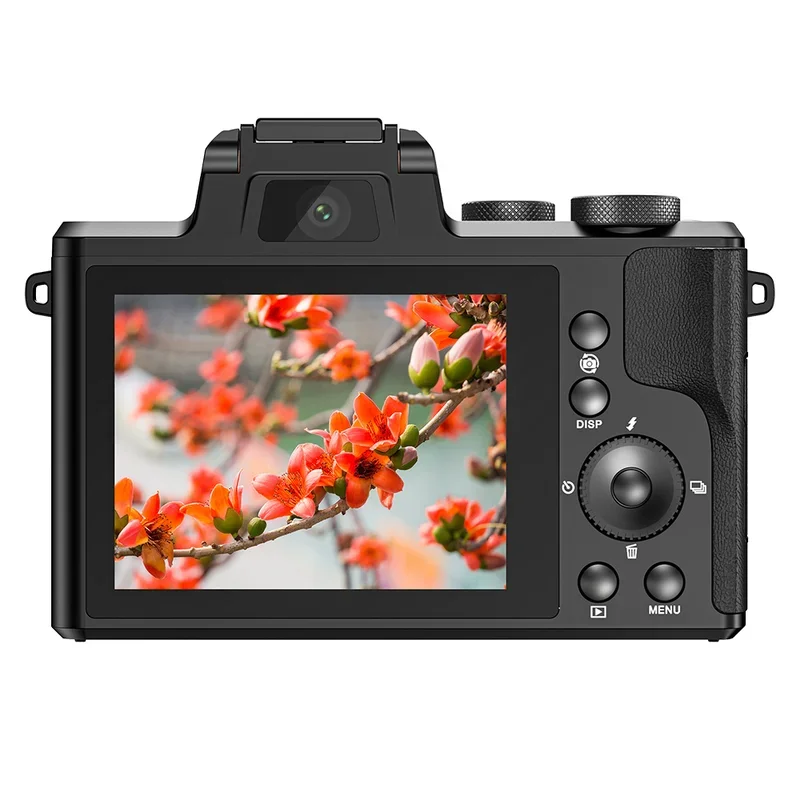 كاميرا رقمية بدقة 8K للتصوير الفوتوغرافي مع تركيز تلقائي وواي فاي، كاميرا فيديو بدقة 88 ميجابكسل مع عدسة مزدوجة وتكبير رقمي 16X وشاشة لمس، كاميرا للسفر