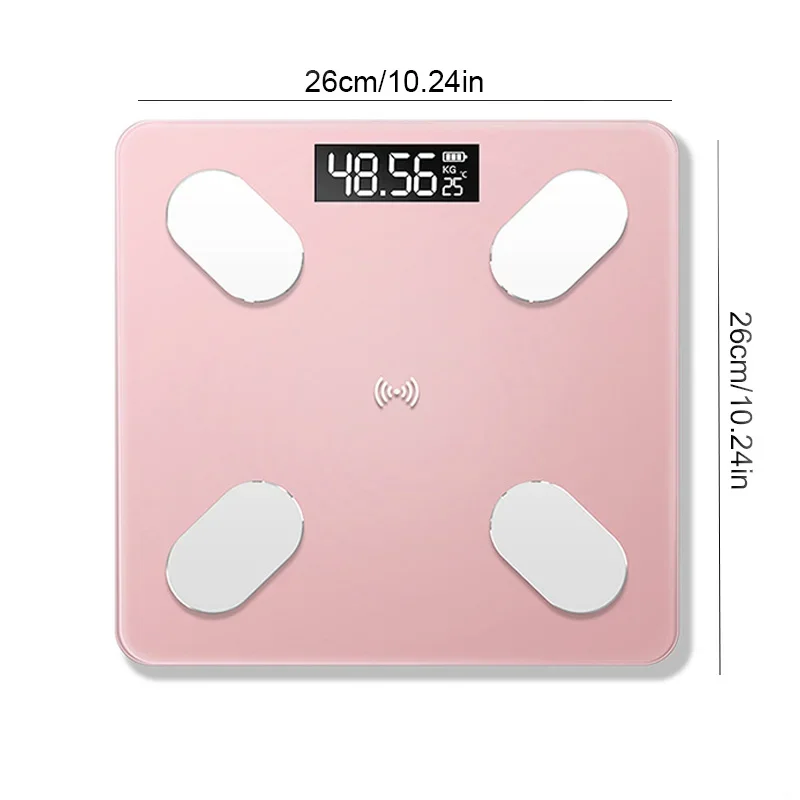 Bluetooth Body Fat Scale BMI Scale Smart Electronic ​Scales LED Digital Bathroom Weight Scale Balance Body Composition Analyzer