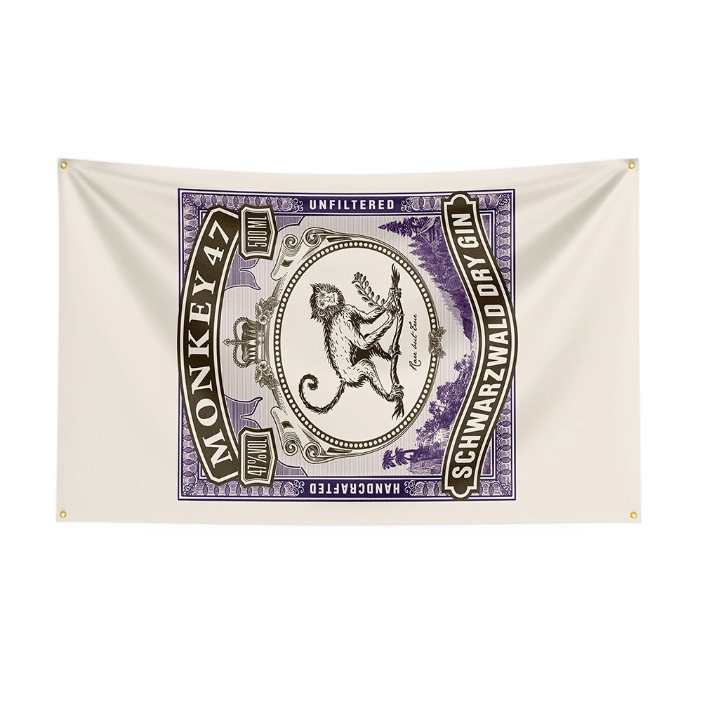 

3x5Ft Monkey 47 Flag Polyester Printed Beer Banner For Decor