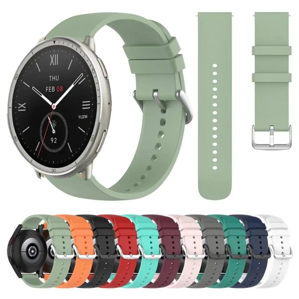 Sleek 20mm Silicone Watch Strap - Universal Fit