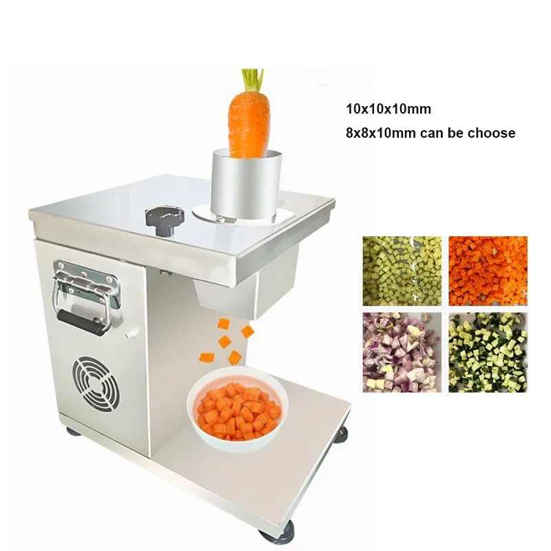 

Commercial Carrot Potato Dicing Vegetable Cutting Machine Electric Onion Radish Diced Granular