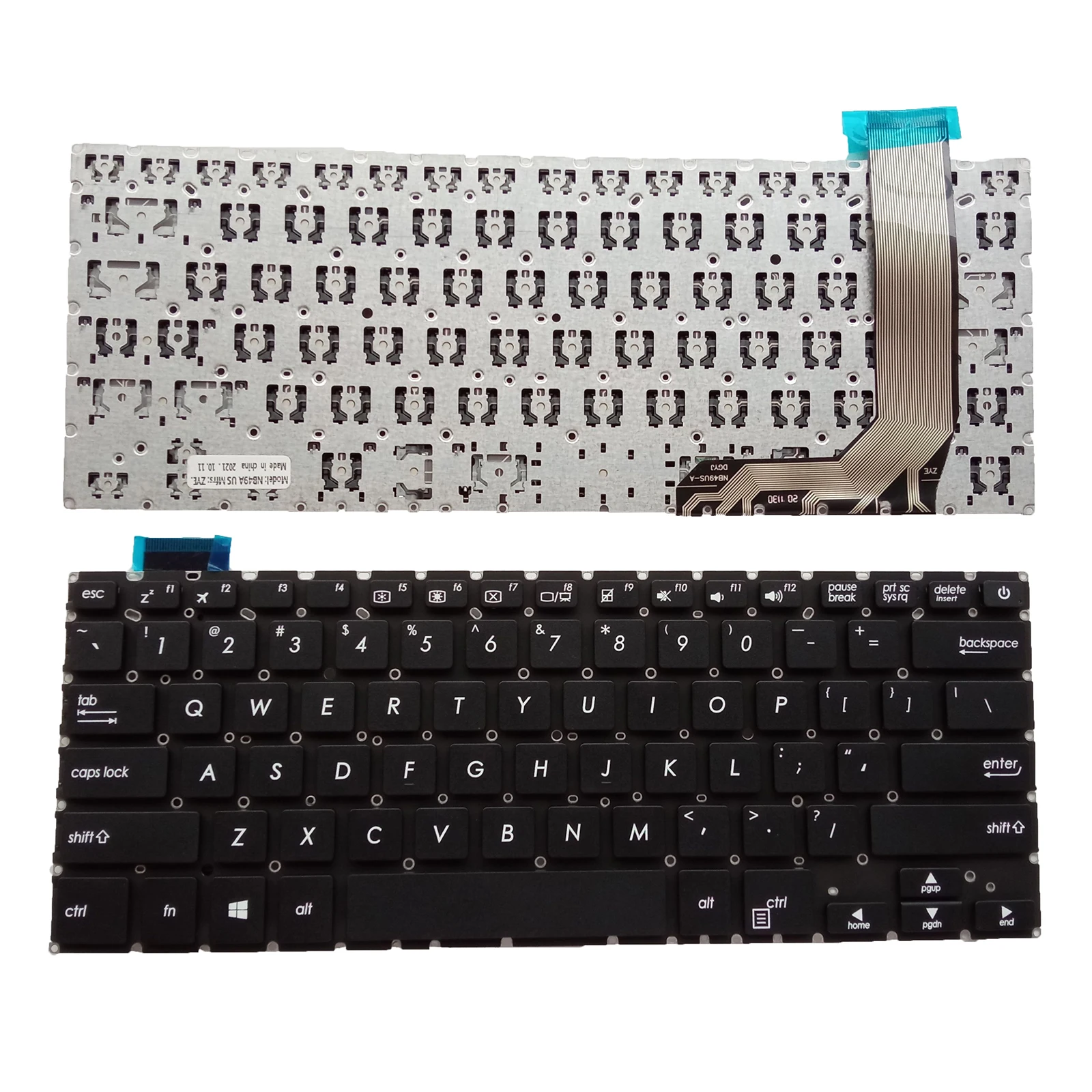 Фото Клавиатура US для Asus A407UB A407UA A407MA A407UF X407UF X407UA x407hid X407UBR №1