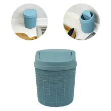 

Cute Waste Bin Multipurpose Compact Tiny Desktop Garbage Basket Garbage Basket Trash Can